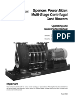 Spencer Multi-Stage Centrifugal Cast Blowers: Power Mizer