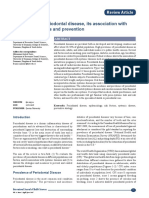 Prevalence of Periodontal Diseases With S.diseases