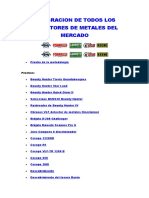 Calibracion de Todos Los Detectores de Metales