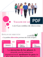 1.2.3 Los Estilos de Dirección