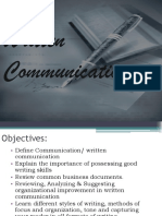 Written Communication