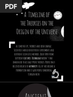 Theories of the Universe