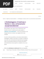 Embalagens Criativas_ Ideias Que Deixarão o Seu Artesanato Surpreendente