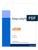 Strategic Lending Plan: September 2011 Final Document