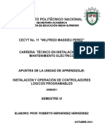 Instalación y operación de controladores lógicos programables (PLC