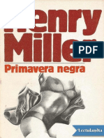 Primavera Negra - Henry Miller