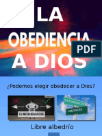 Tema: La Obediencia A Dios