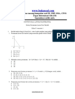 Contoh Soal Latihan Matematika Sistim Persamaan Linear Dua Variabel Kelas 8 SMP