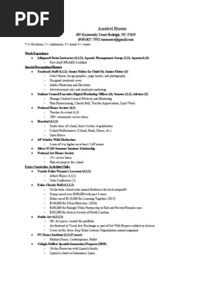 russo resume  1 