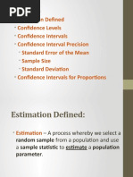 Estimation