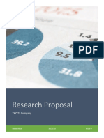 Market Research Proposal