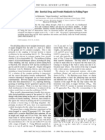 From Flutter To Tumble: Inertial Drag and Froude Similarity in Falling Paper