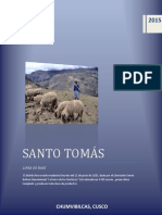 Informe de Santo Tomas1 PDF