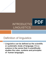 Introduction to Linguistic Presentation