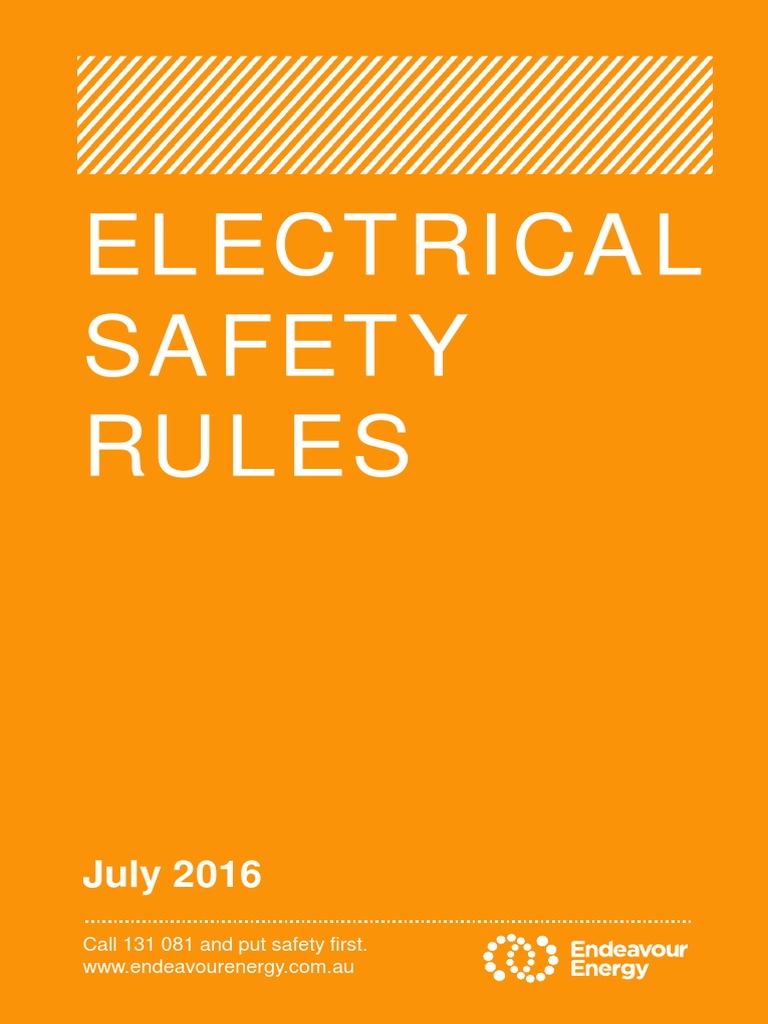 Electrical Safety Rules2016+FINAL+PUBLISHED PDF High Voltage