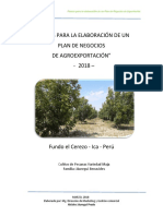 Pautas para La Elaboración de Un Plan de Negocios de Agroexportación