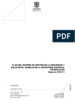 Plan de Trabajo Anual en Seguridad y Salud en El Trabajo - 2019 v.1