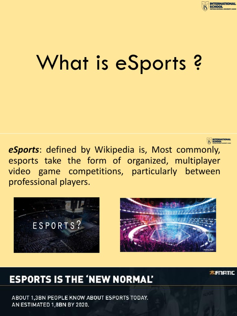 The Evolution and Impact of eSports | PDF | Sports & Recreation