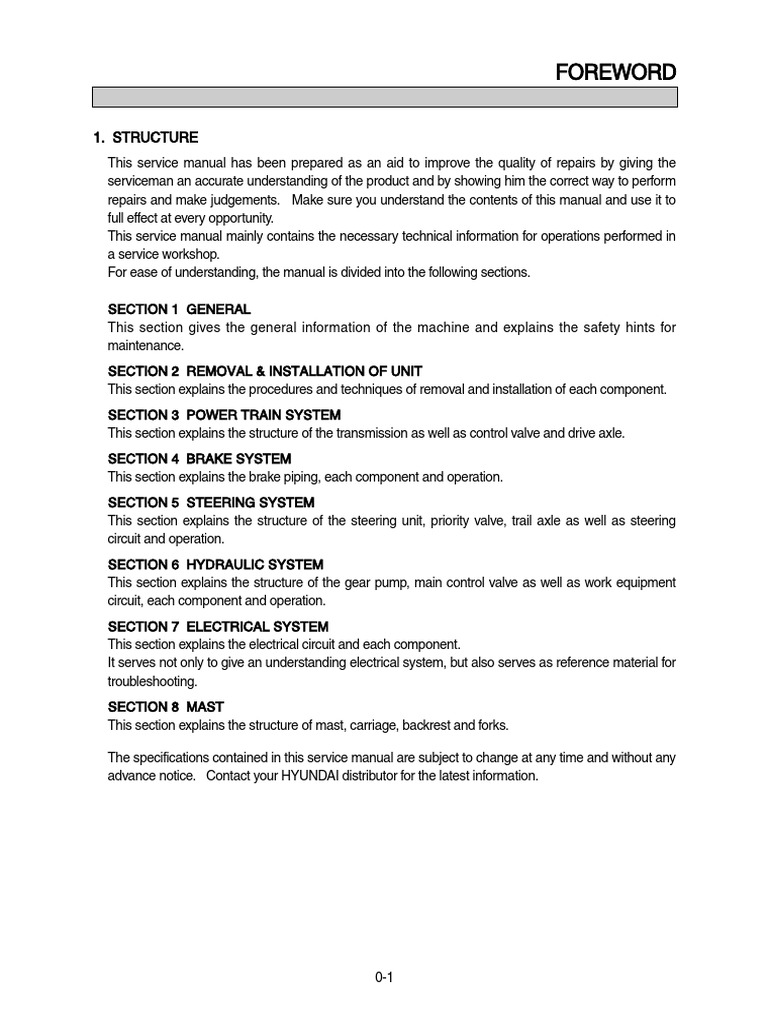 80D-7E Hyundai shop manual | Fahrenheit | Transmission (Mechanics)