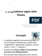 El pragmatismo de Jonh Dewey