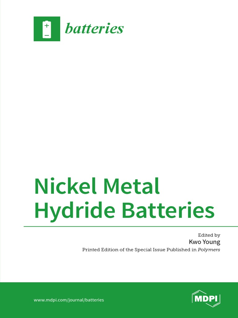 Nickel Metal Hydride Batteries PDF Rechargeable Battery Hybrid