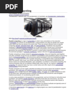 Parallel Computing: "Parallelization" Redirects Here. For Parallelization of Manifolds, See