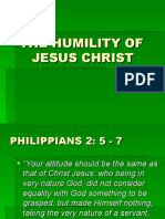 The Humility of Our Lord Jesus