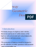 Geometric Design of Highway