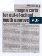 Peoples Journal, Jaune 3, 2019, Bill On Magna Carta For Out-Of-School Youth Approved PDF