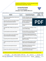 Checklist Control Plan