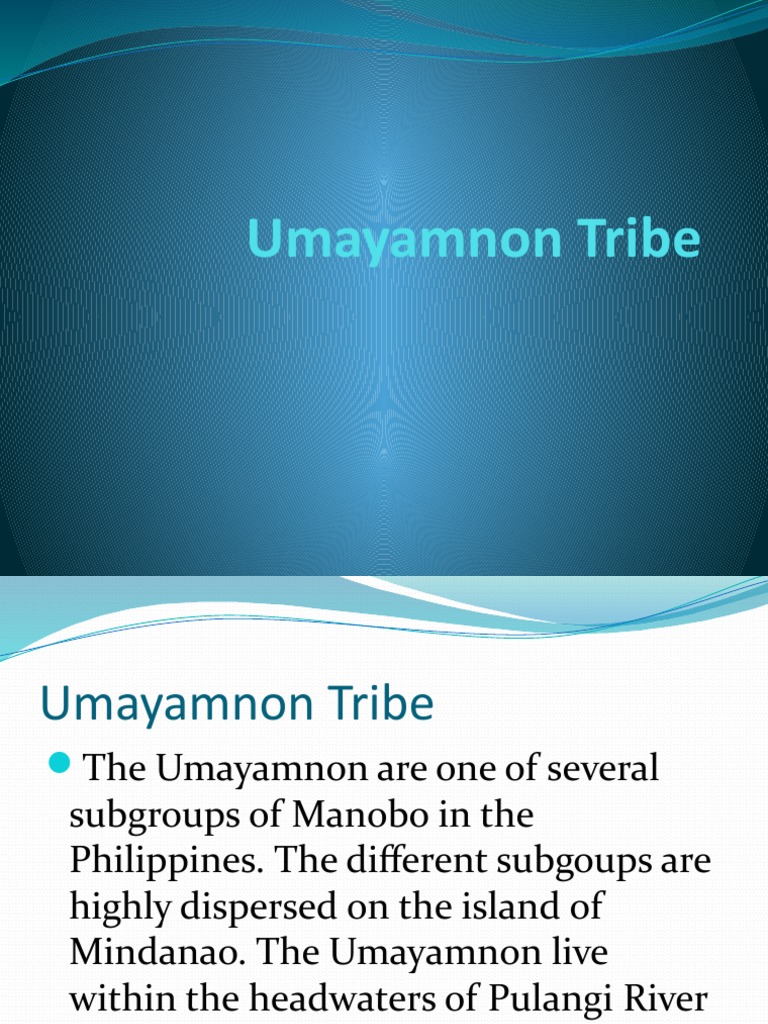 Umayamnon Tribe | PDF