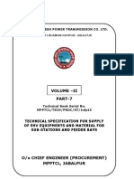 MPPTCL Technical Specification for 132/33 kV, 40 MVA Power Transformers