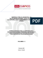 Normas de Construcción ETAPA 2005 (Vol II)