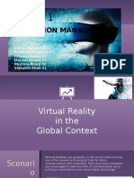 Group 1 OPERATION MANAGEMENT Virtual Reality Case Study