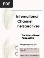 International Channel Perspective