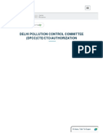 Get Online Delhi Pollution Control Committee (DPCC) CTE/CTO License