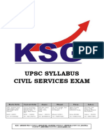Syllabus - UPSC Civil Services Exam - KSG India
