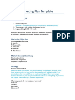 Digital Marketing Plan Template PDF