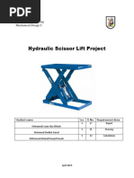 Scissor Ladder Lift Design (Project)