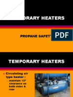 Temporary Heaters: Propane Safety