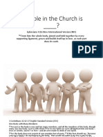 Your Role in the Church (35