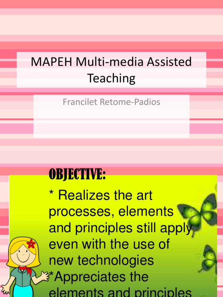 MAPEH Multimedia Art Teaching Guide | PDF | Multimedia | Educational ...