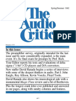The Audio Critic 18 R
