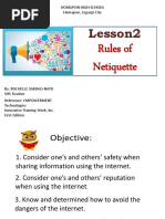 Lesson2: Rules of Netiquette