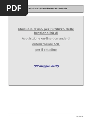 Anf Manuale Utente