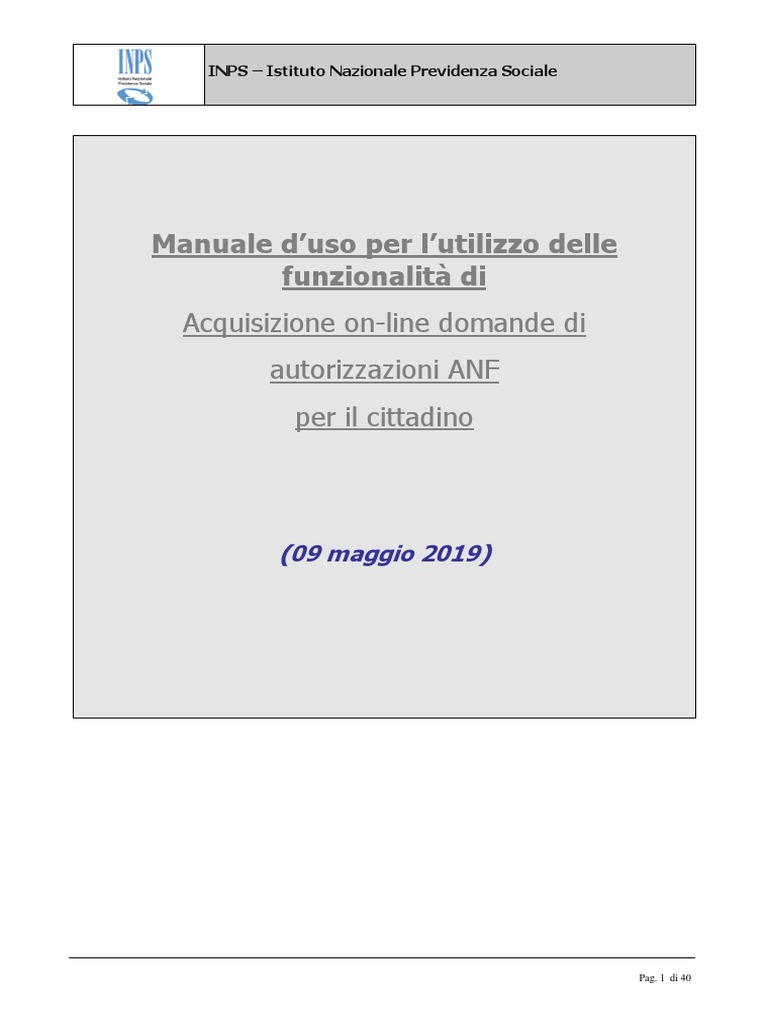 Anf Manuale Utente