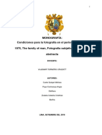 Condiciones para La Fotografía Durante El Periodo Comprendido Entre 1945 A 1975