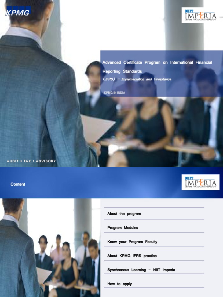 Detailed Program Content - IFRS Certification PDF | PDF | International ...