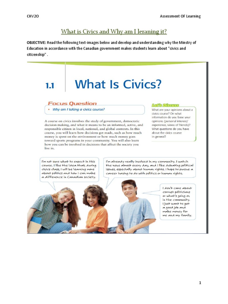 Understanding Civics Education | PDF | Critical Thinking | Behavior ...