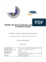 Oscar: On-Board Emission Measurements in Central London: P G Boulter, T Barlow, I S Mccrae and S Latham (TRL)